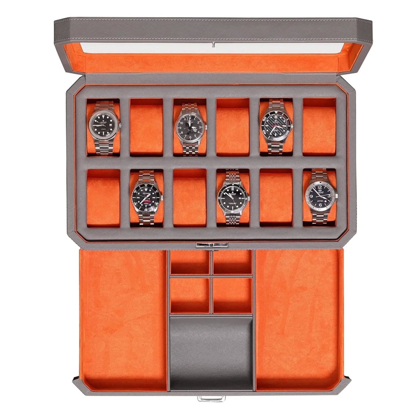 El mejor Regalo para alguien muy especial.. un estuche de lujo para sus relojes 